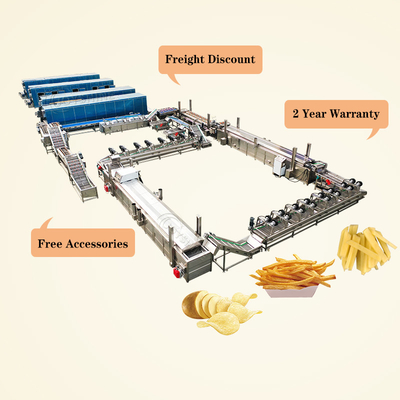 State-of-the-art Corn-based French Fries Production Line for Frozen Snack Production