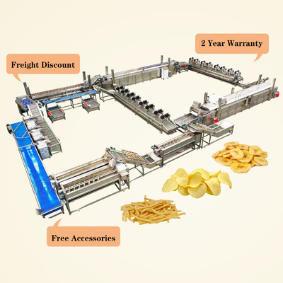 State-of-the-art Corn-based French Fries Production Line for Frozen Snack Production