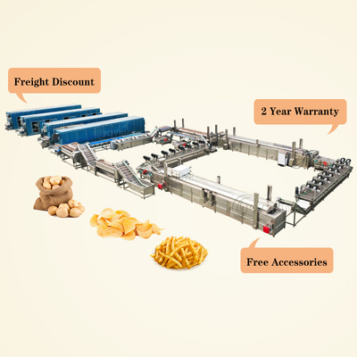 State-of-the-art Corn-based French Fries Production Line for Frozen Snack Production