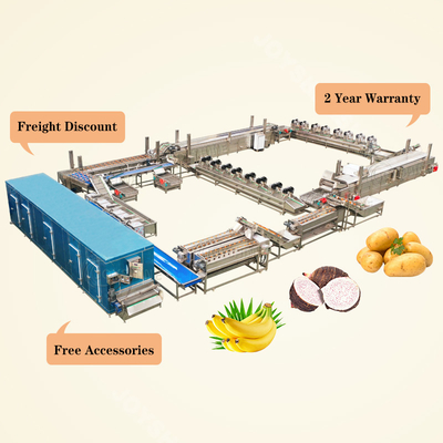 State-of-the-art Corn-based French Fries Production Line for Frozen Snack Production